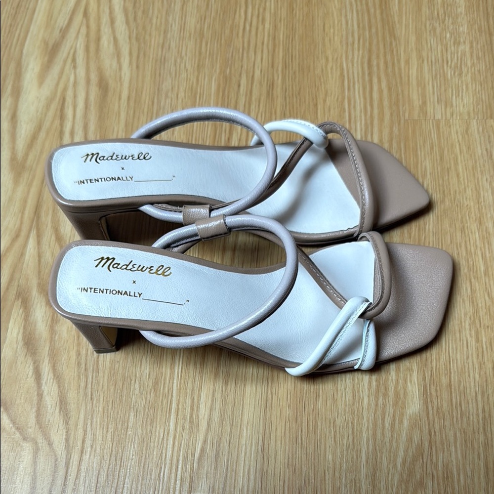 New Intentionally Blank X Madewell Willow Heeled Sandal